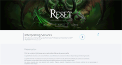 Desktop Screenshot of guilde-reset.com